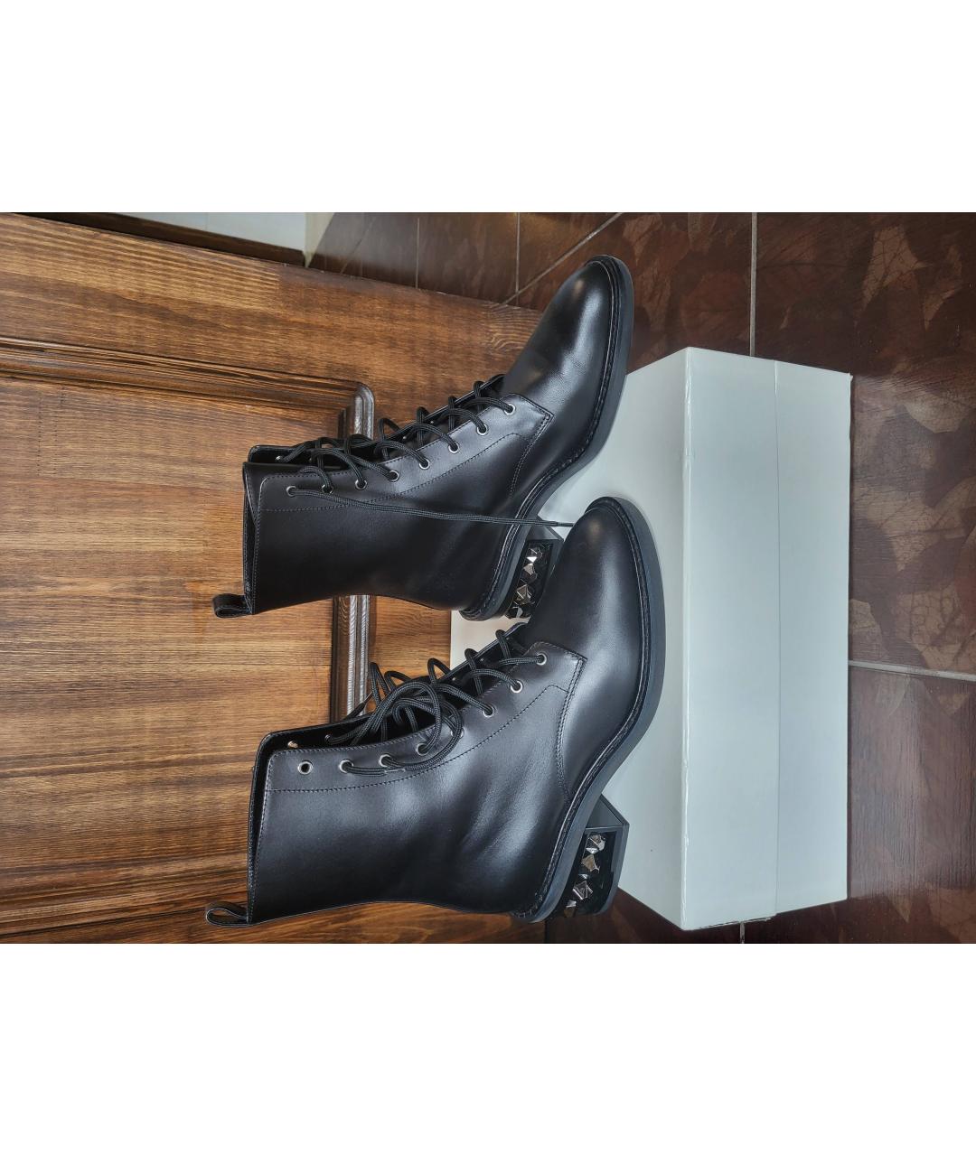 NICHOLAS KIRKWOOD Черные кожаные ботинки, фото 3