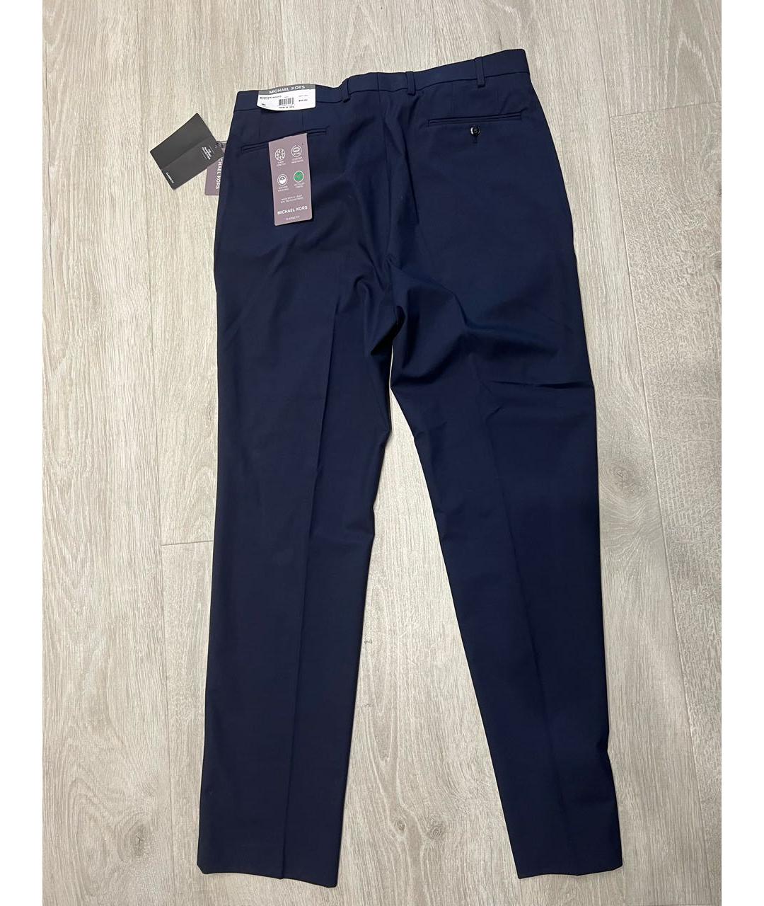 MICHAEL KORS Темно-синие классические брюки, фото 5