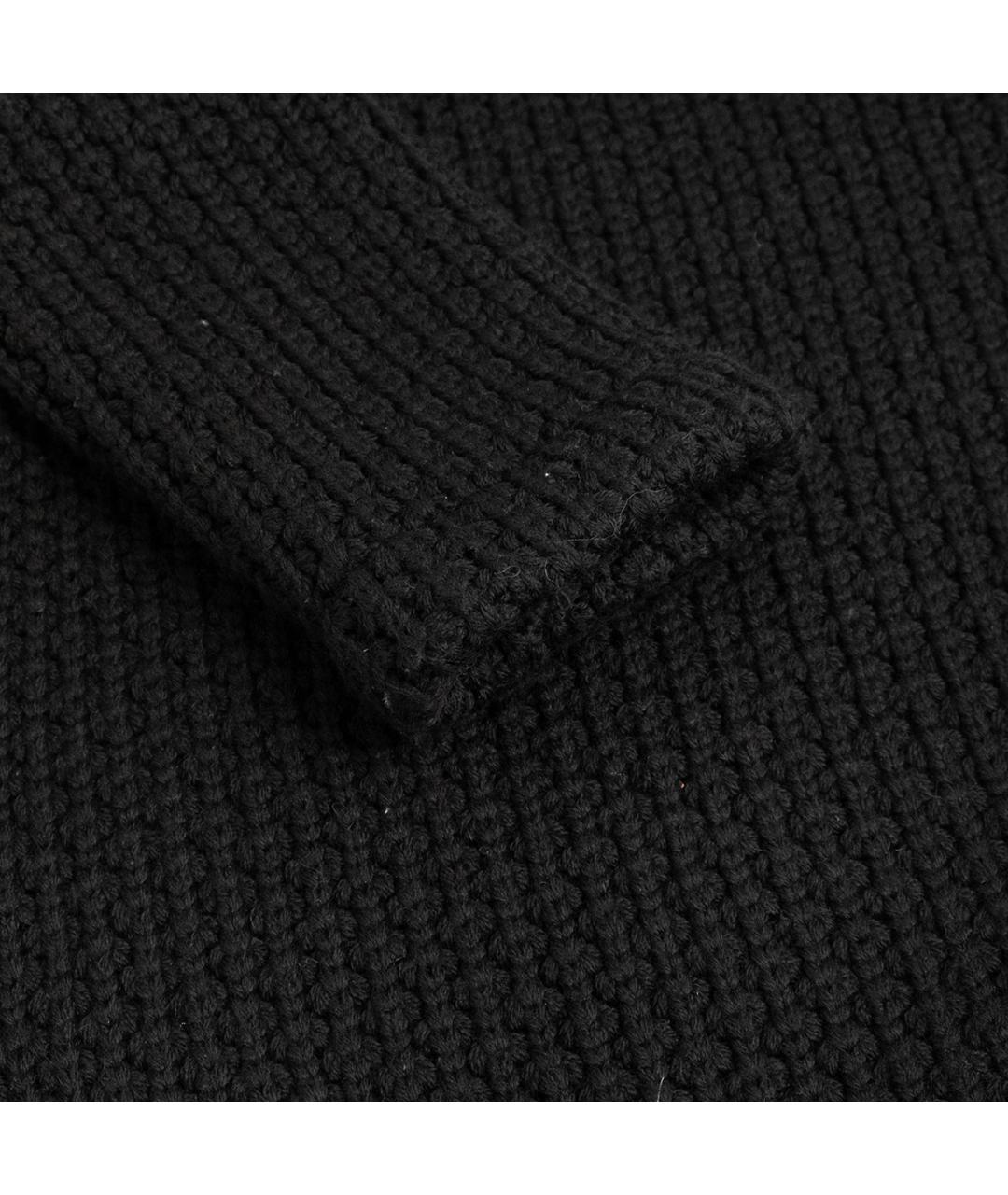 ROBERTO CAVALLI Черный шерстяной джемпер / свитер, фото 5
