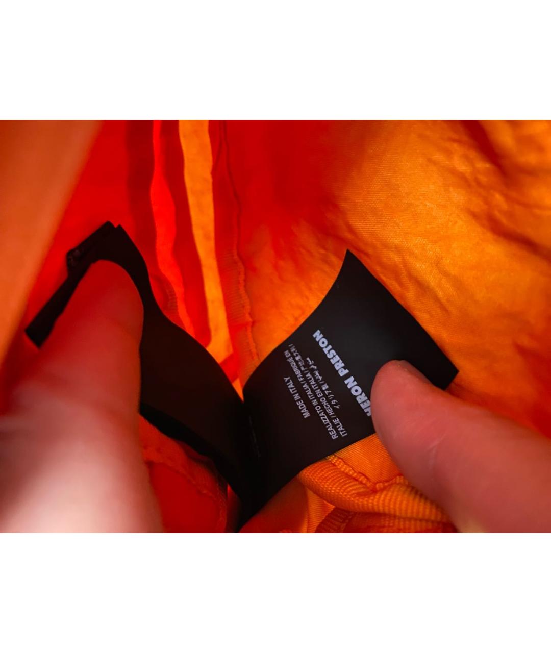 HERON PRESTON Оранжевая синтетическая поясная сумка, фото 3