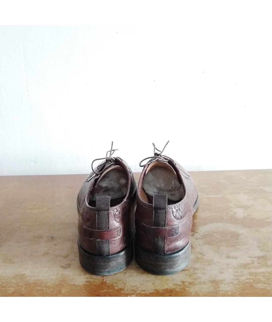 BARRACUDA Коричневые кожаные туфли, фото 3