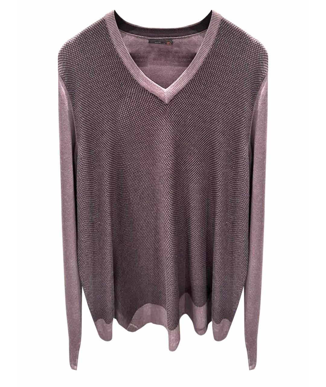 CORNELIANI Фиолетовый шерстяной джемпер / свитер, фото 1