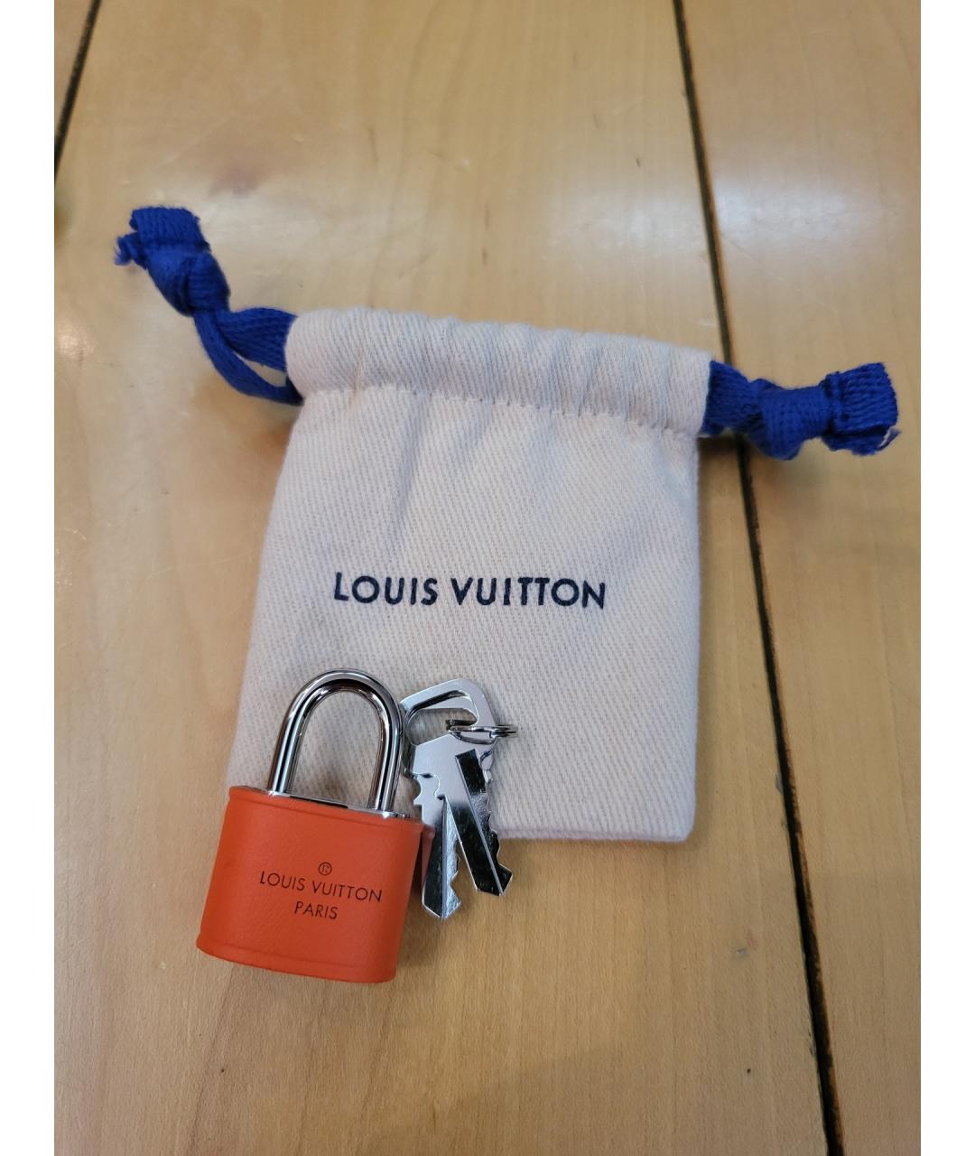LOUIS VUITTON Оранжевая кожаная дорожная/спортивная сумка, фото 2