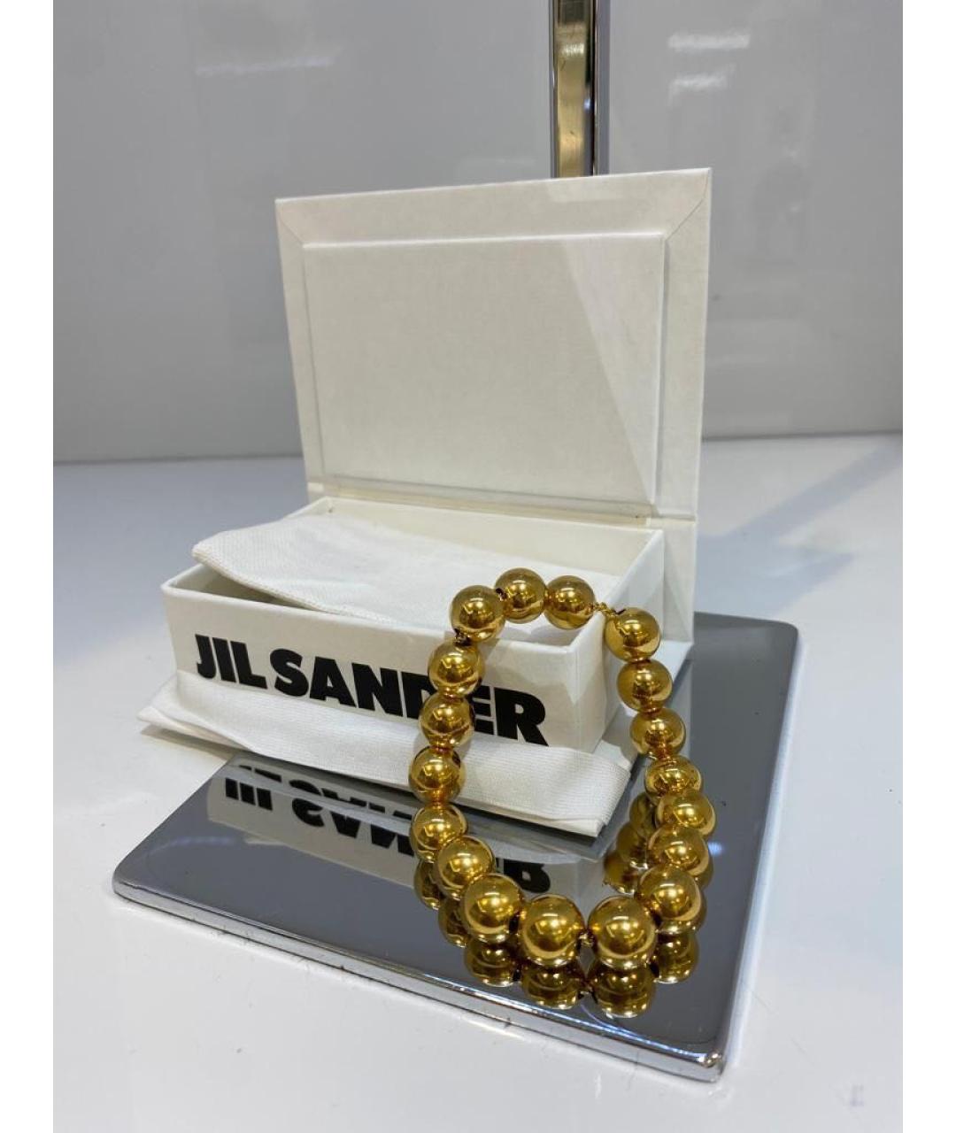 JIL SANDER Золотой браслет, фото 2