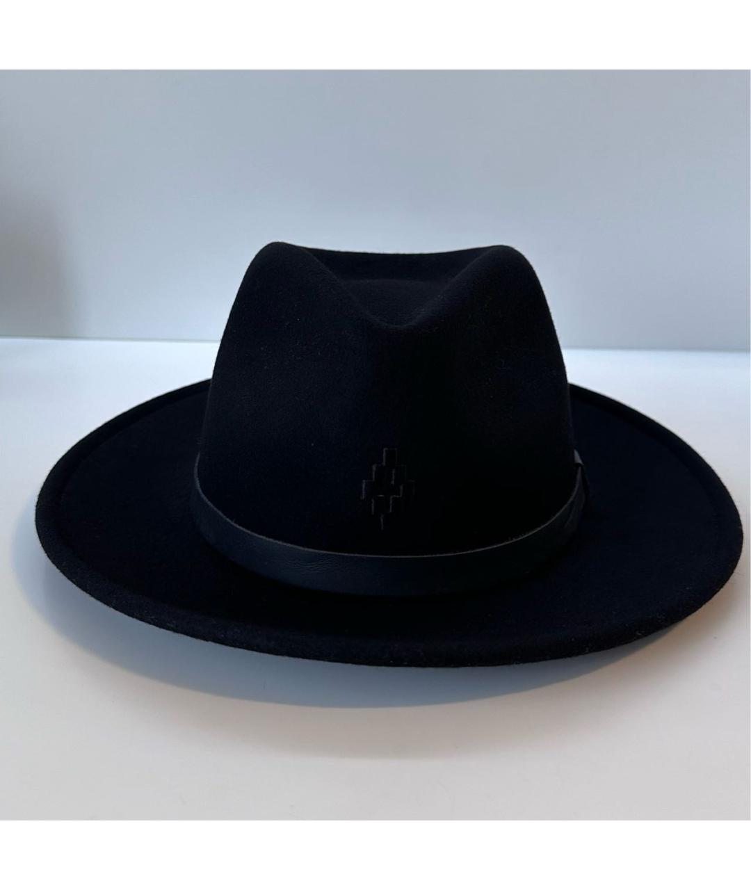 MARCELO BURLON COUNTY OF MILAN Черная шерстяная шляпа, фото 6