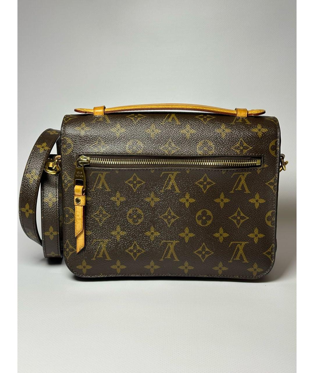 LOUIS VUITTON Коричневая сумка через плечо, фото 3