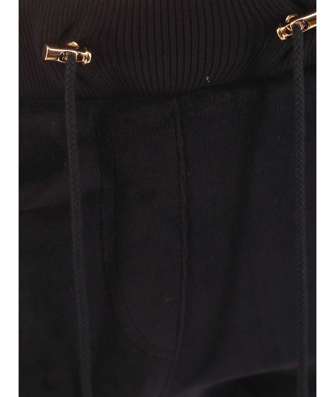 BALMAIN Черные бархатные брюки узкие, фото 4