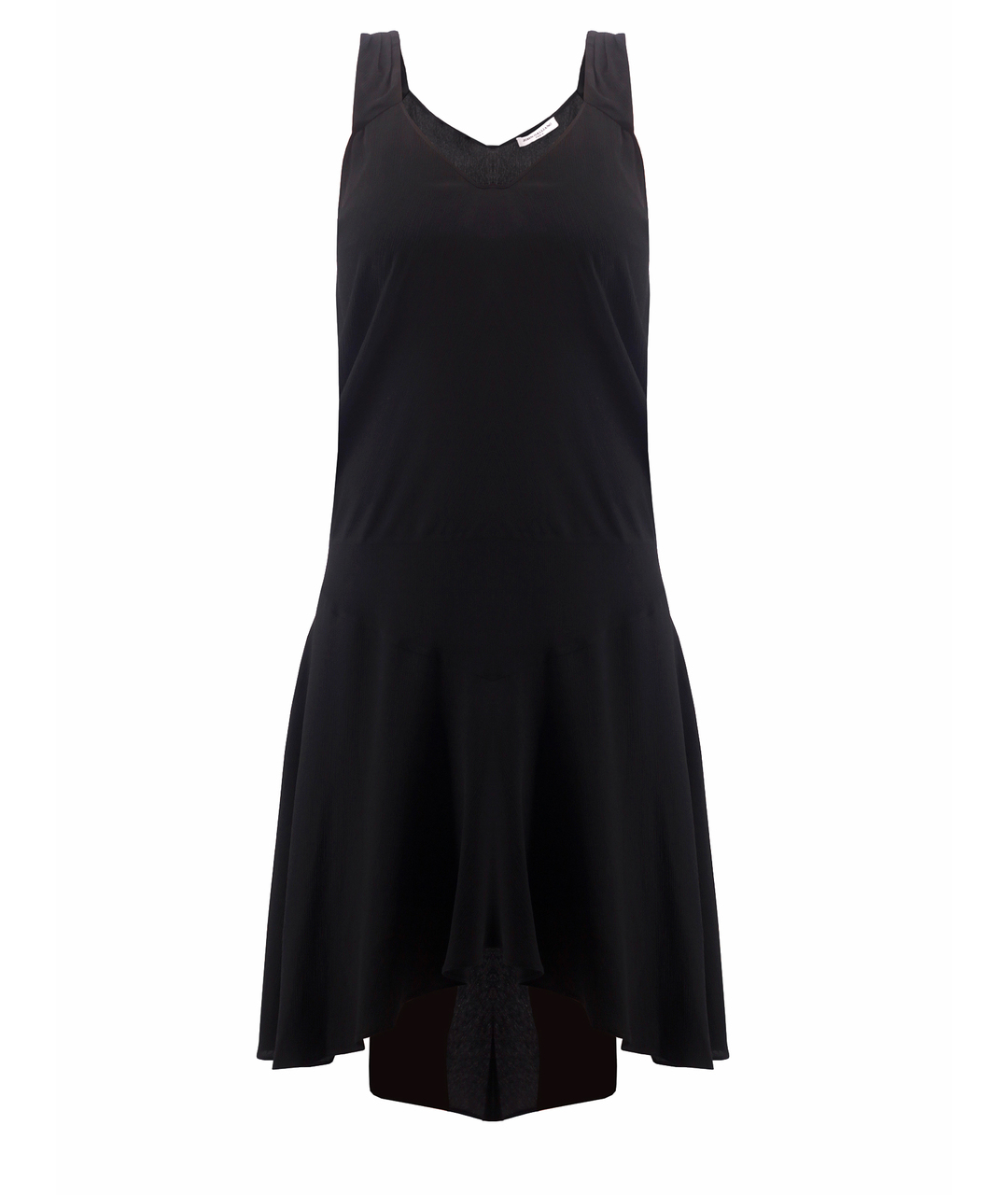 JOHN GALLIANO Черное шелковое повседневное платье, фото 1