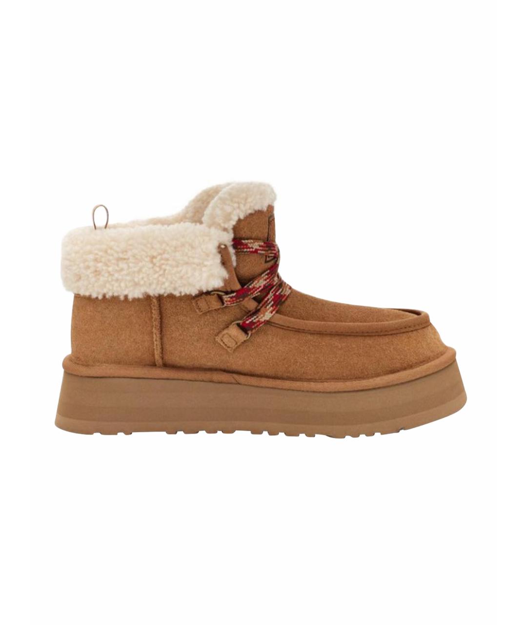 UGG AUSTRALIA Коричневые ботинки, фото 1