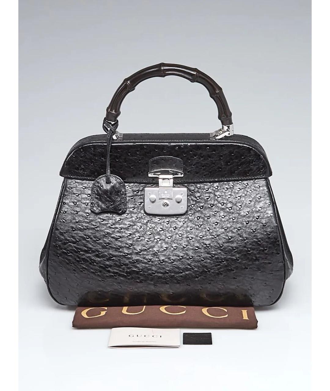 GUCCI Черная сумка с короткими ручками, фото 8