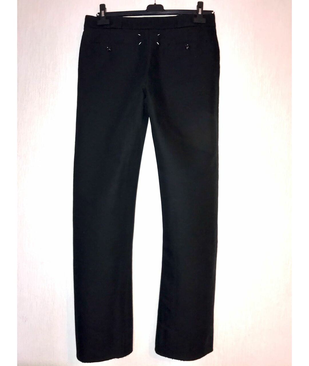 MAISON MARGIELA Черные хлопковые брюки чинос, фото 2