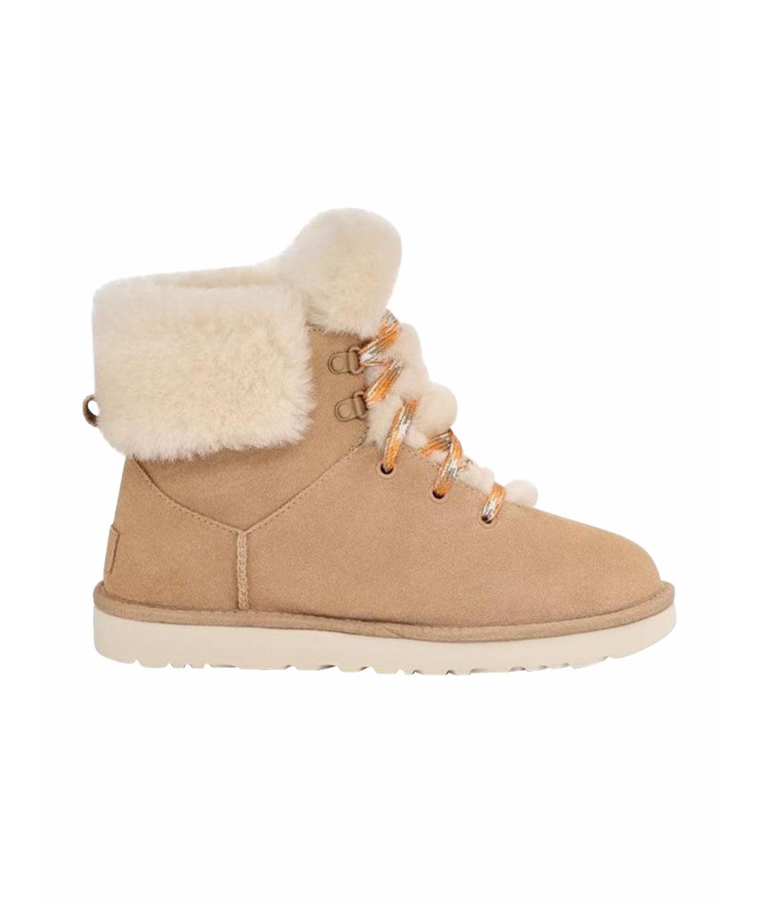 UGG AUSTRALIA Коричневые ботинки, фото 1