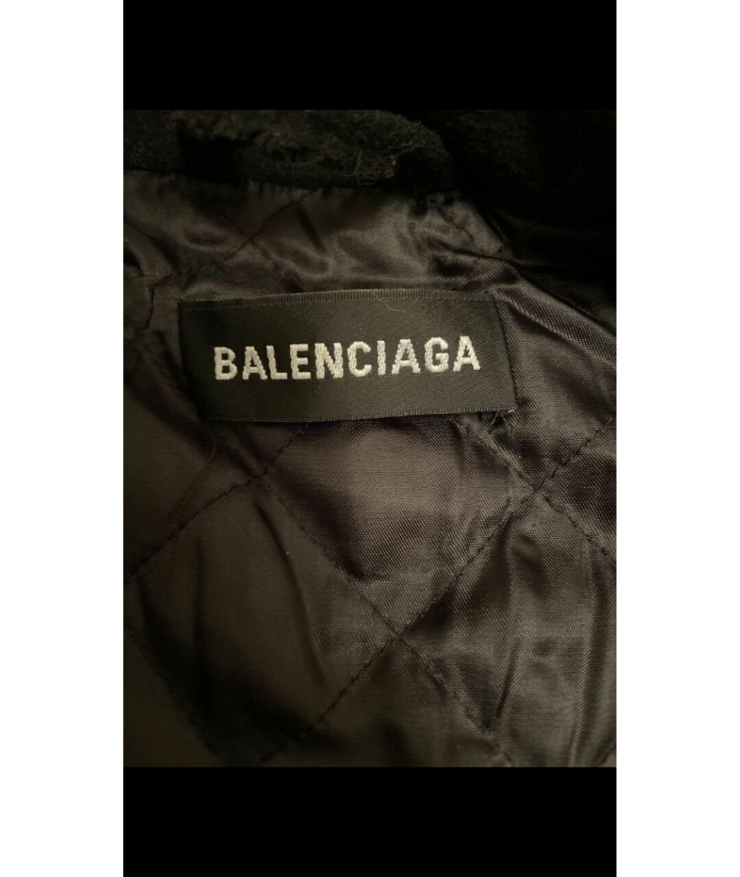 BALENCIAGA Черная шерстяная куртка, фото 3