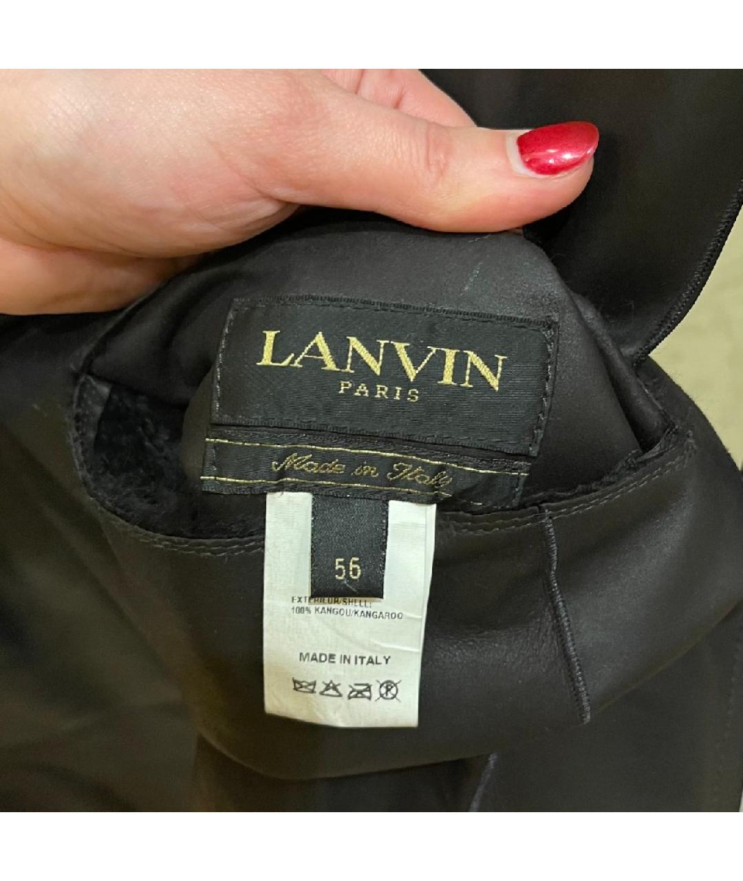 LANVIN Коричневая дубленка/шуба, фото 4