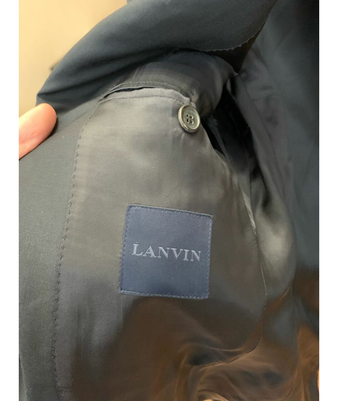 LANVIN Черный классический костюм, фото 5