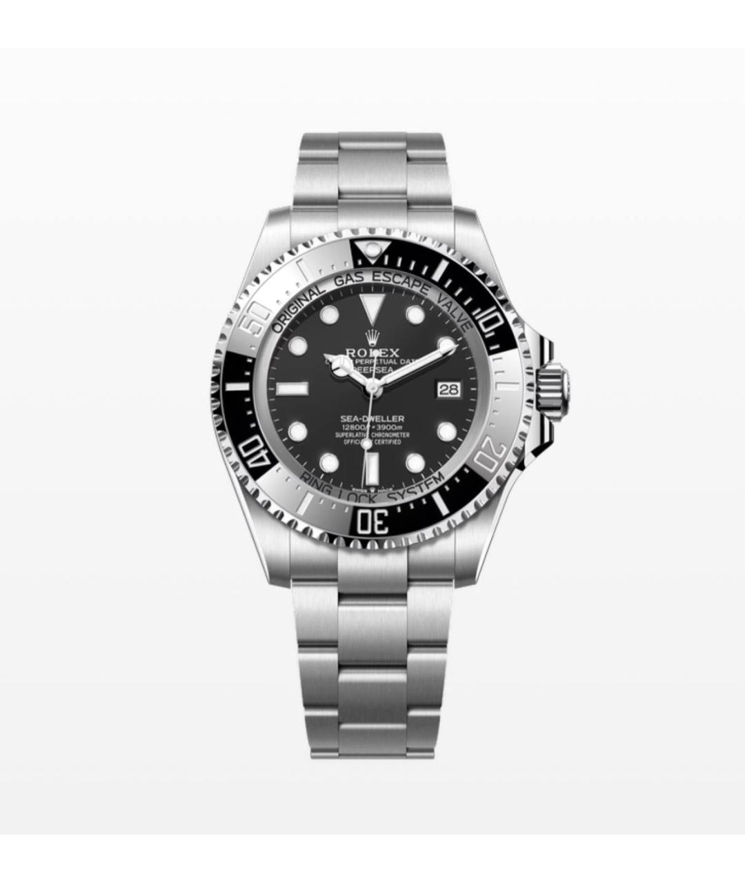 ROLEX Черные часы, фото 3