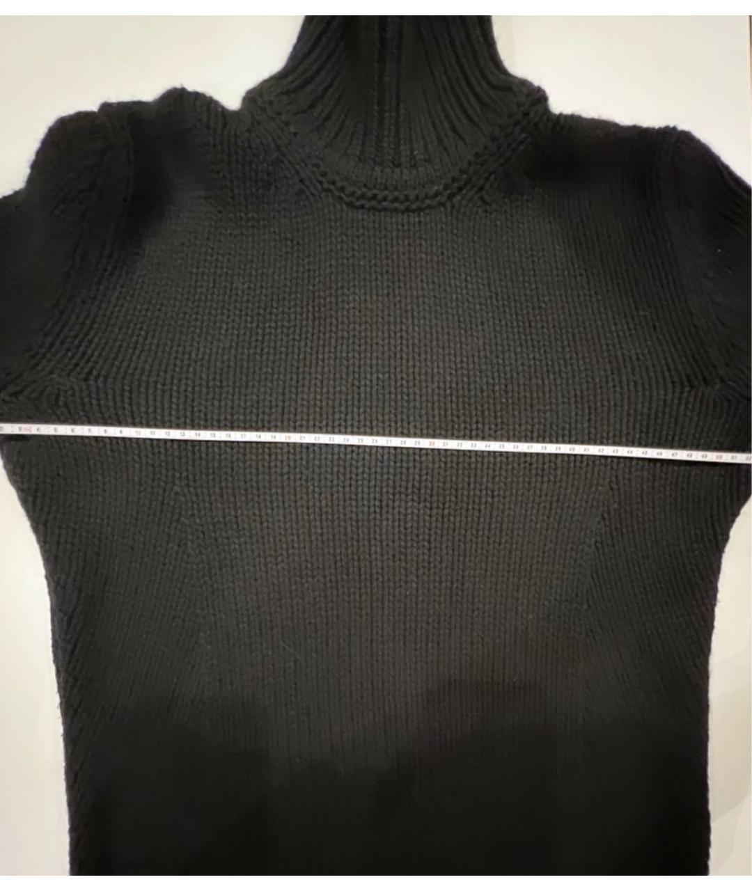 BOTTEGA VENETA Черный кашемировый джемпер / свитер, фото 5