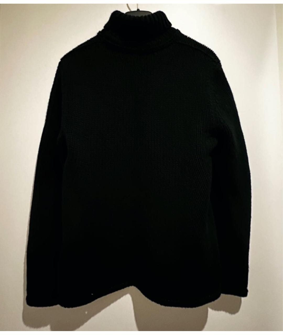 BOTTEGA VENETA Черный кашемировый джемпер / свитер, фото 2