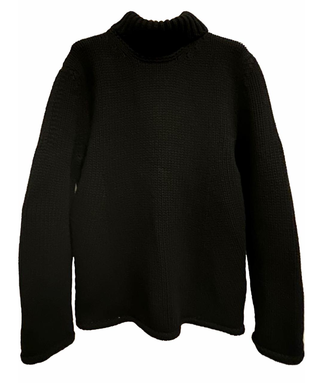 BOTTEGA VENETA Черный кашемировый джемпер / свитер, фото 1
