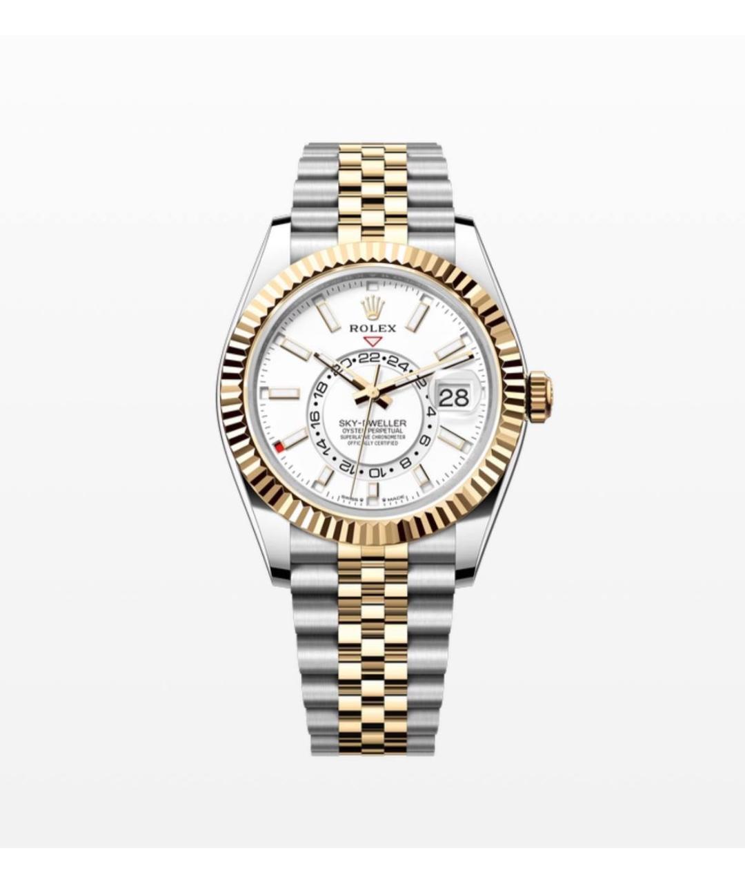 ROLEX Бежевые часы, фото 3
