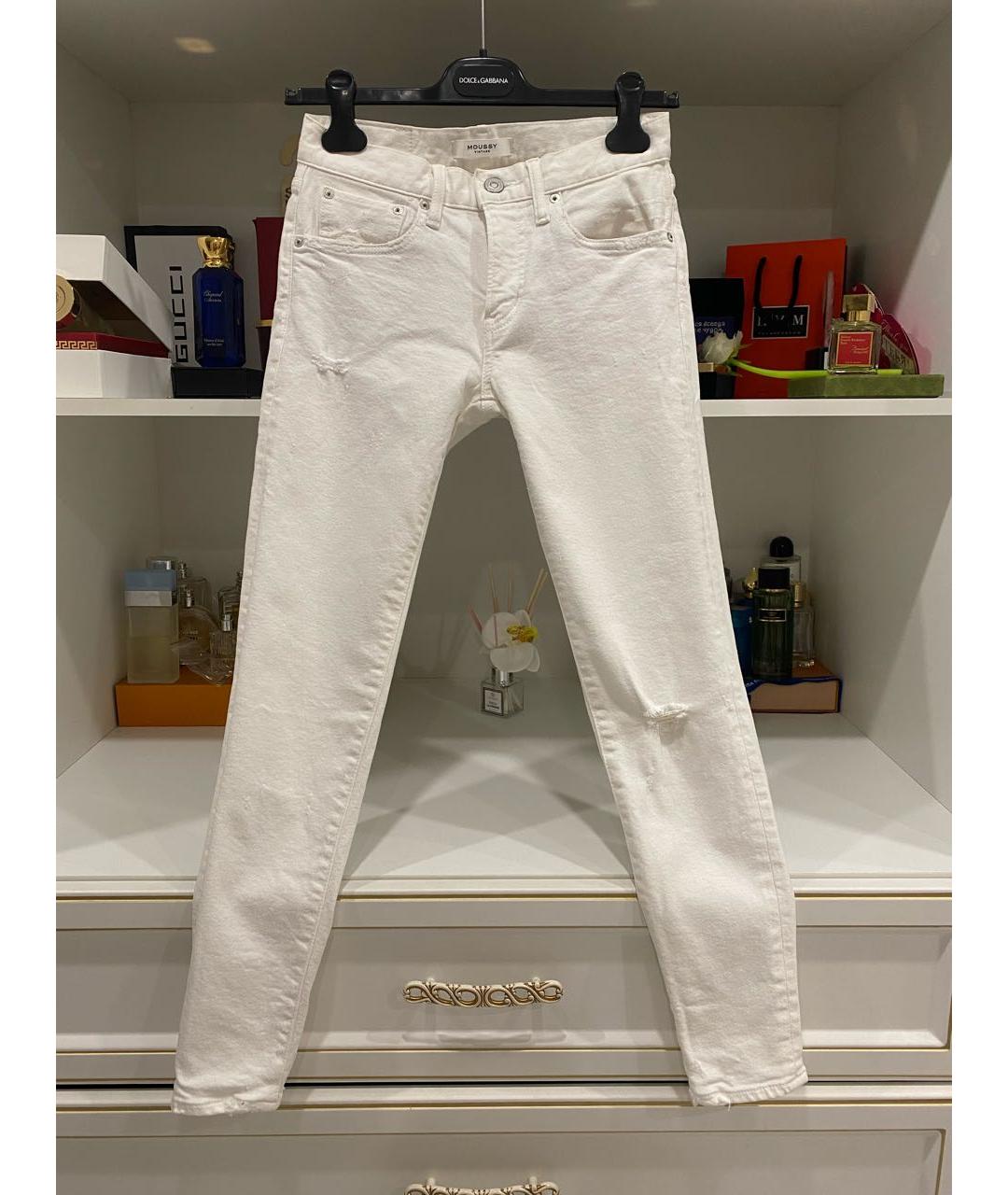 MOUSSY Белые джинсы слим, фото 9