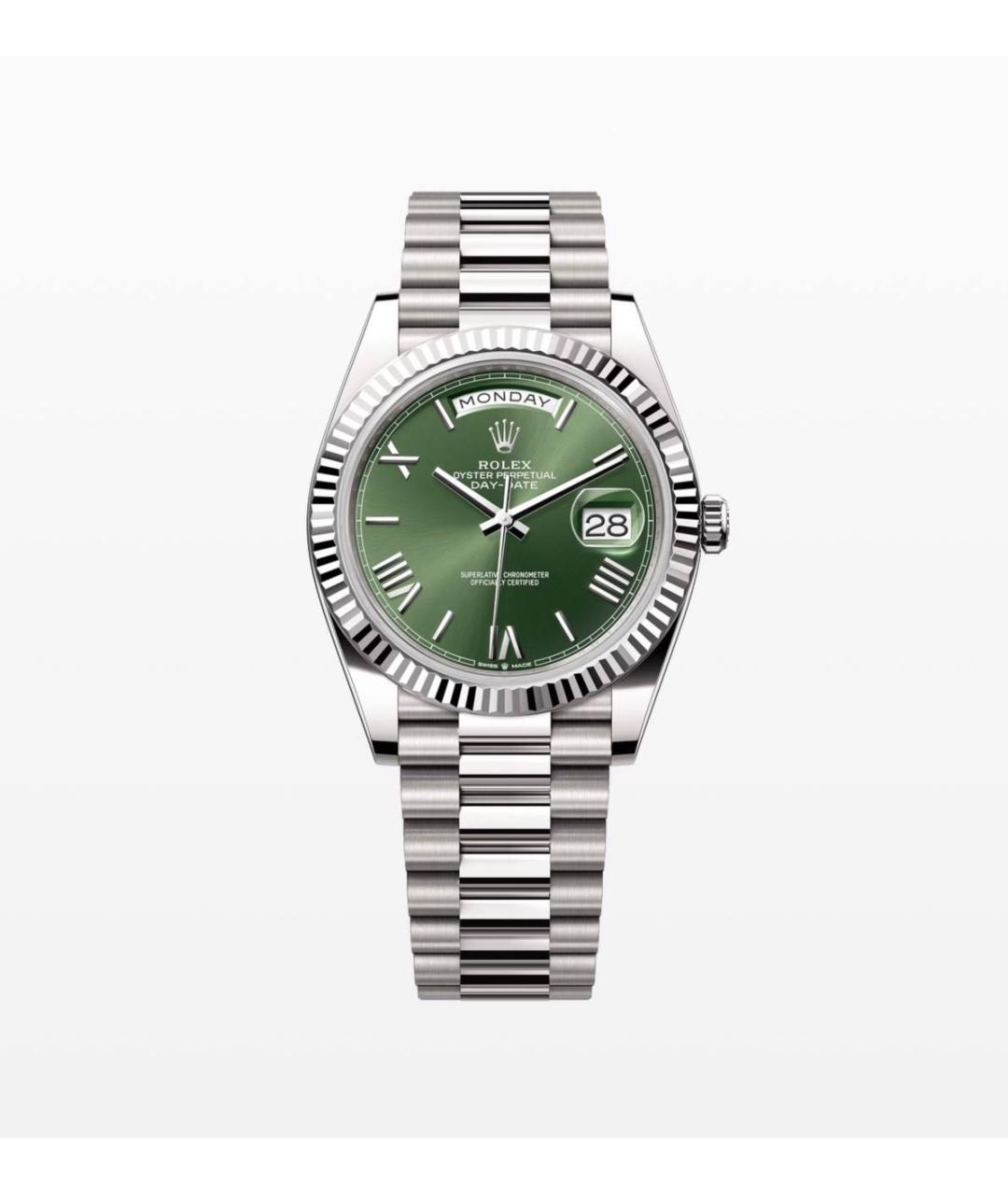 ROLEX Зеленые часы, фото 3