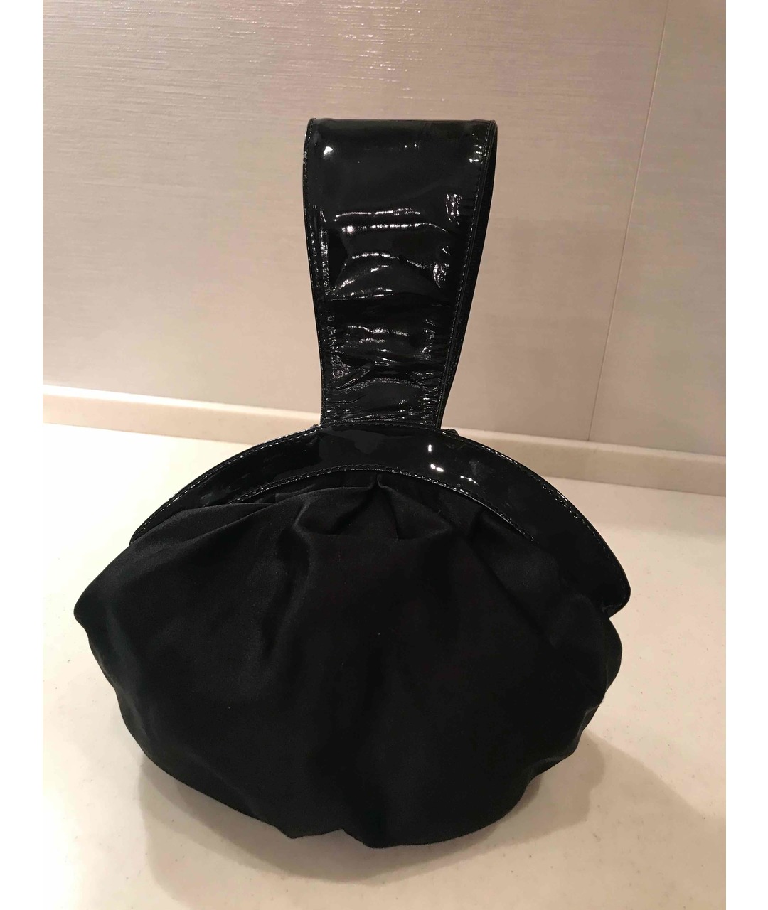 GIUSEPPE ZANOTTI DESIGN Черная сумка тоут из лакированной кожи, фото 2