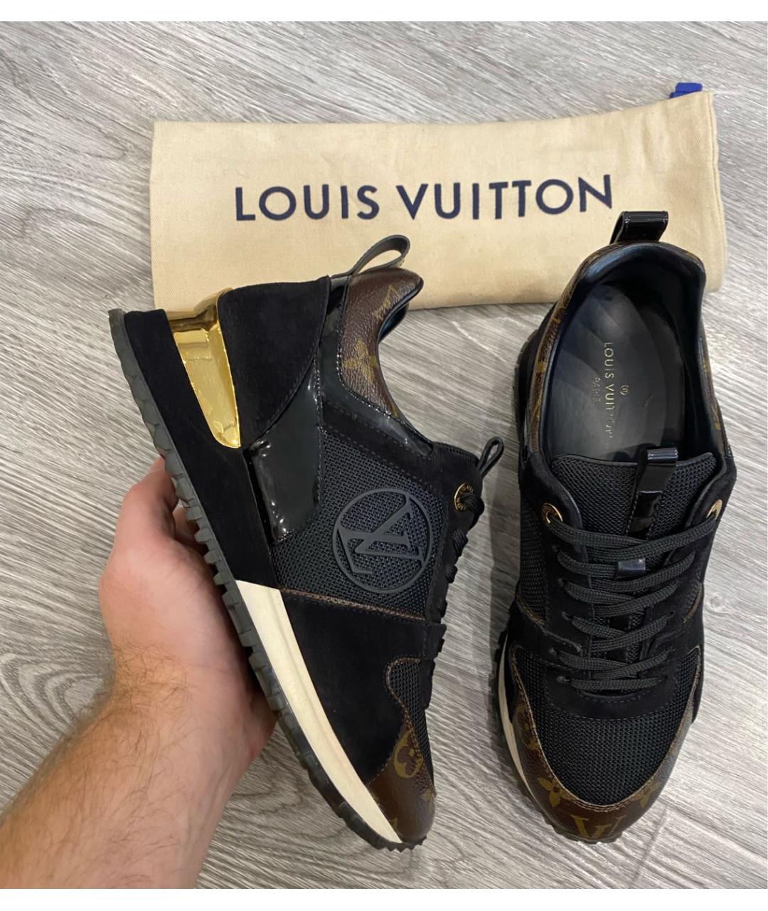 LOUIS VUITTON PRE-OWNED Черные кроссовки, фото 2