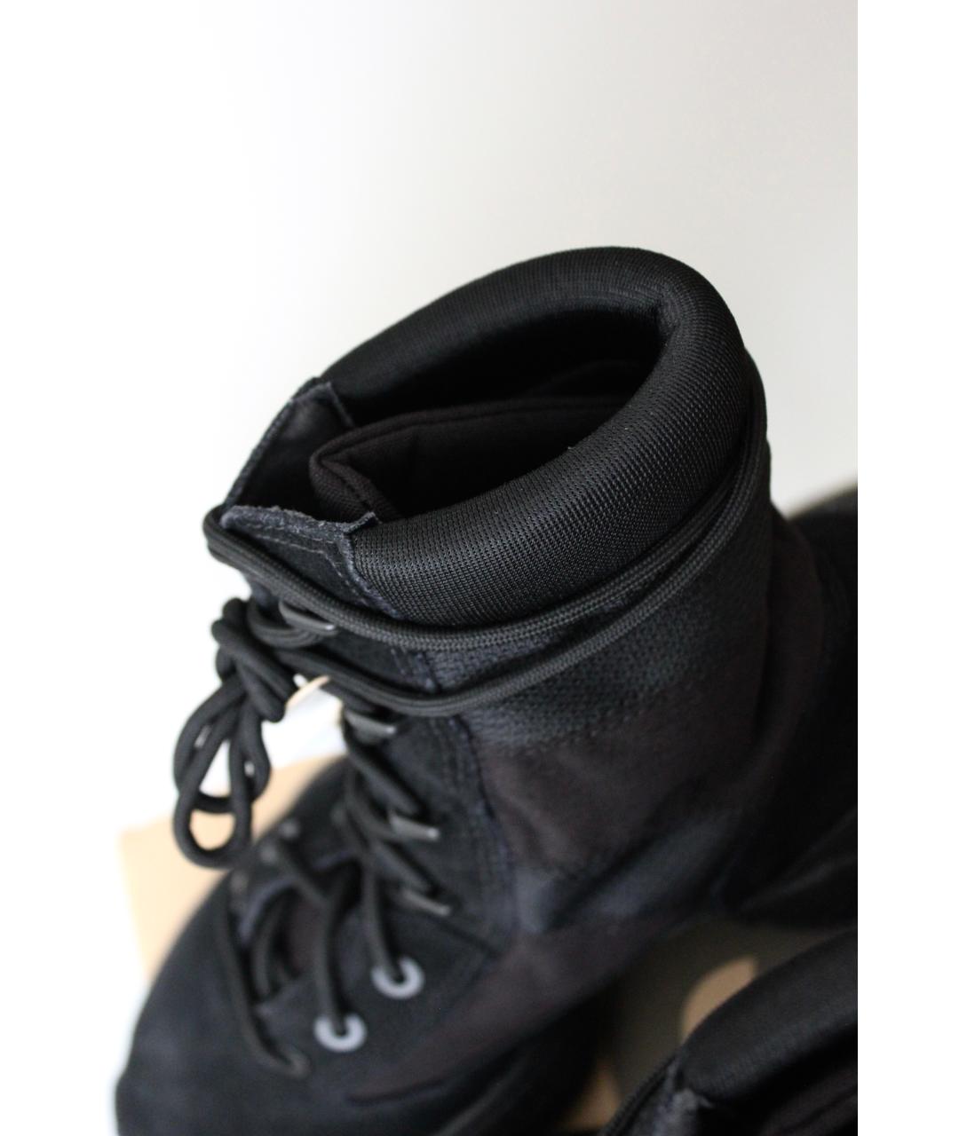 ADIDAS YEEZY Черные высокие ботинки, фото 4
