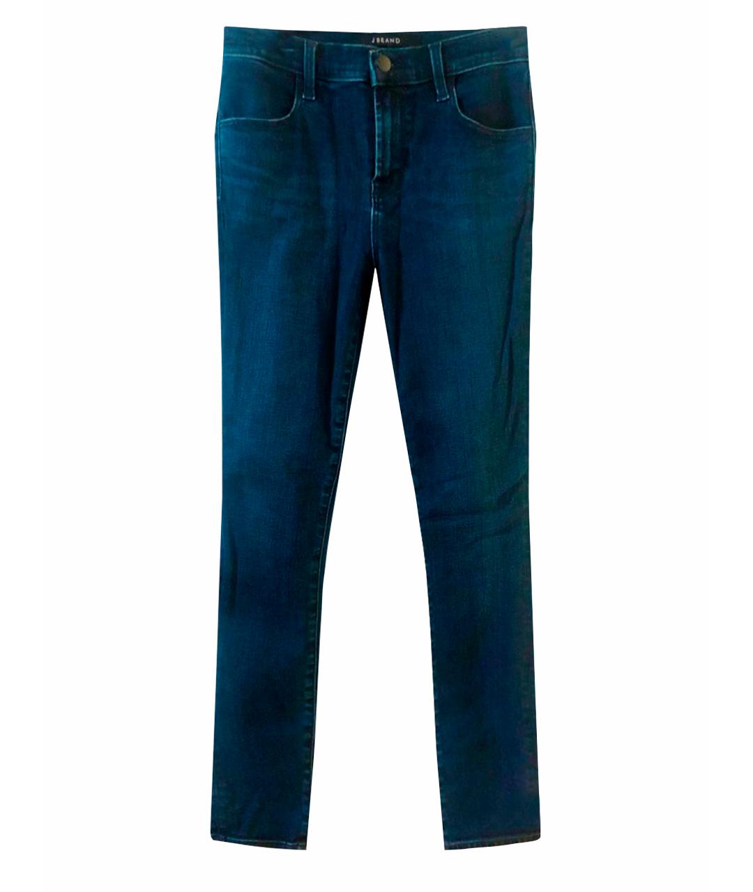 JBRAND Синие хлопко-лиоцелловые джинсы слим, фото 1
