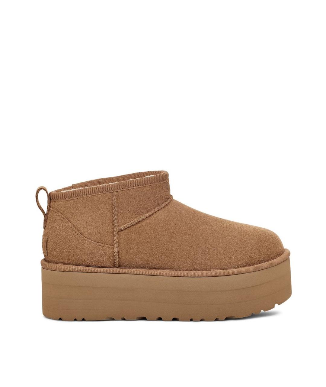 UGG AUSTRALIA Бежевые замшевые ботинки, фото 1