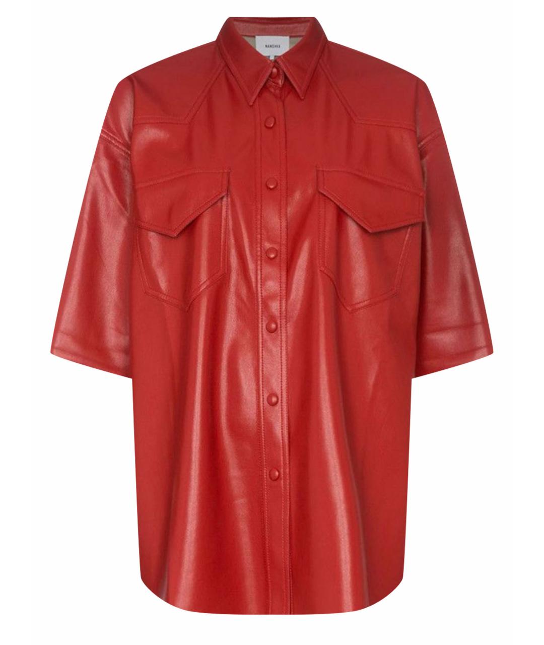 NANUSHKA Красная полиэстеровая рубашка, фото 1