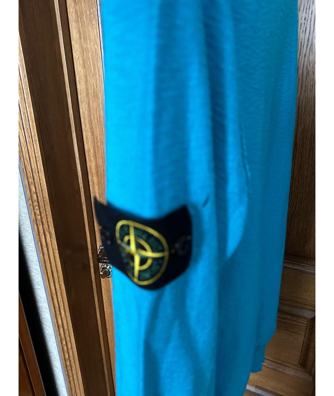 STONE ISLAND Бирюзовый джемпер / свитер, фото 4