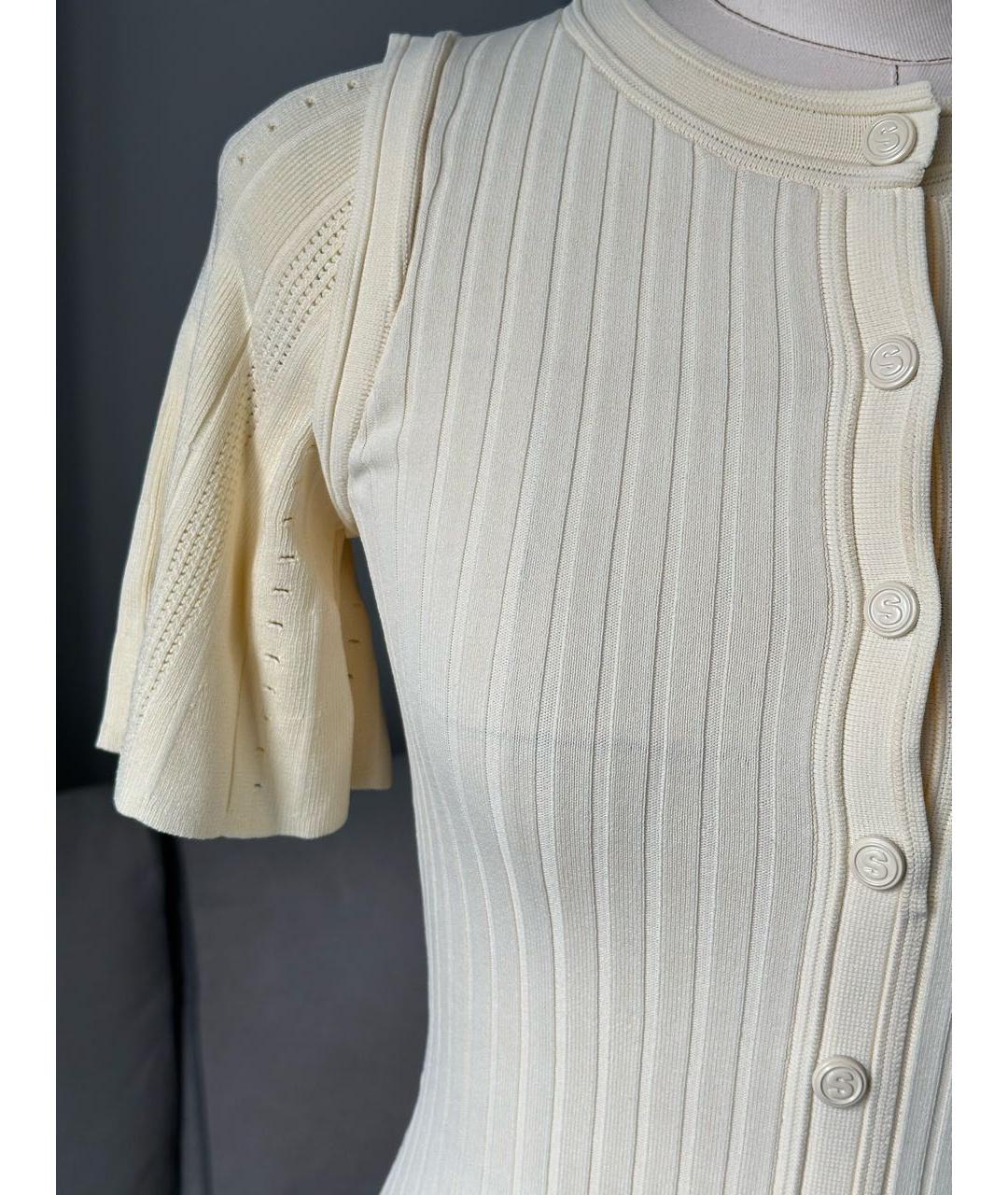 SANDRO Желтое повседневное платье, фото 5