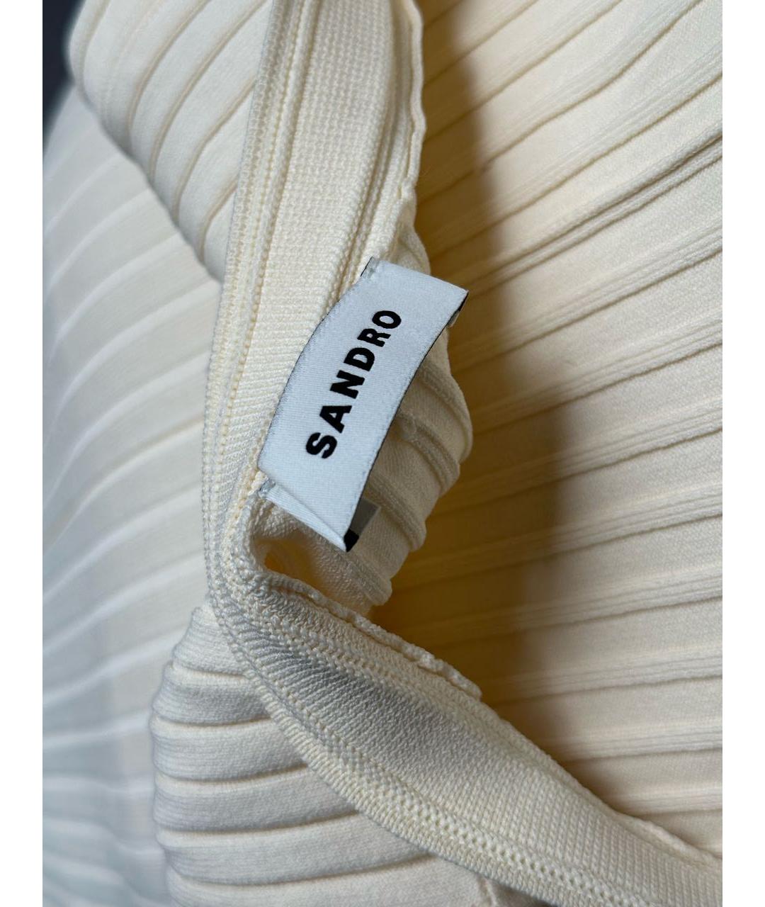 SANDRO Желтое повседневное платье, фото 3