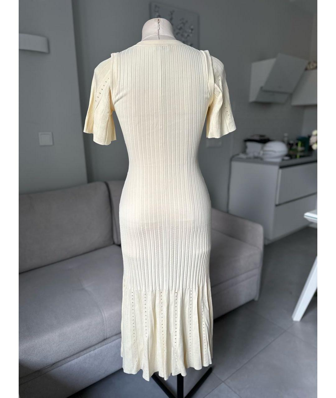 SANDRO Желтое повседневное платье, фото 2