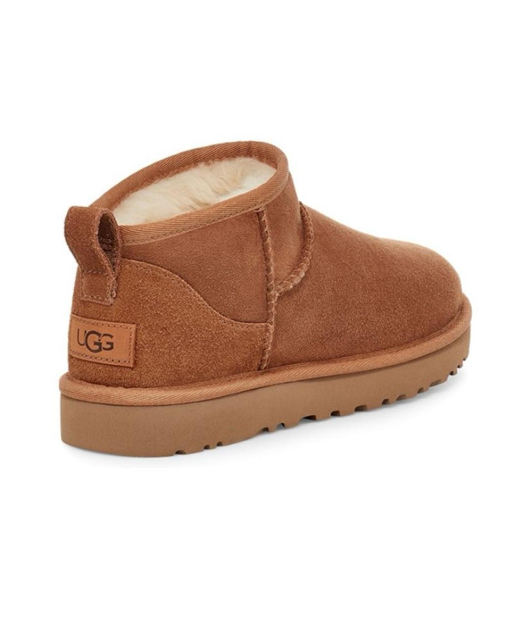 UGG AUSTRALIA Оранжевое замшевые ботинки, фото 4