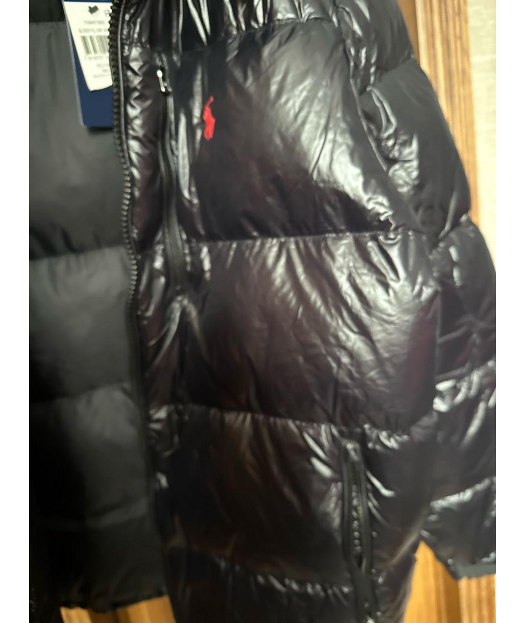 POLO RALPH LAUREN Черный пуховик, фото 4