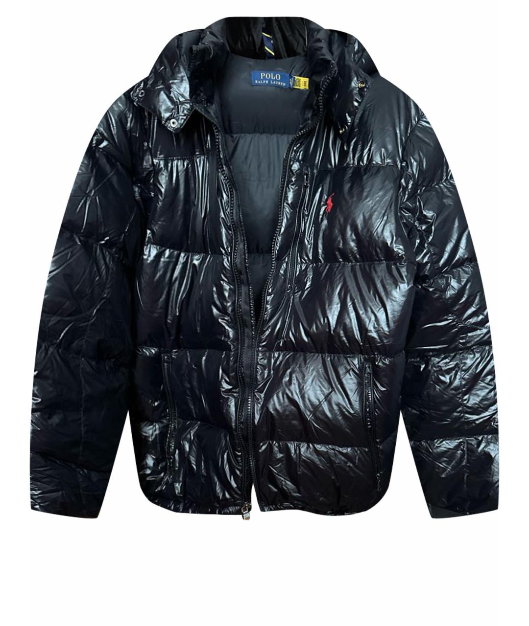POLO RALPH LAUREN Черный пуховик для мужчин – купить в интернет ...