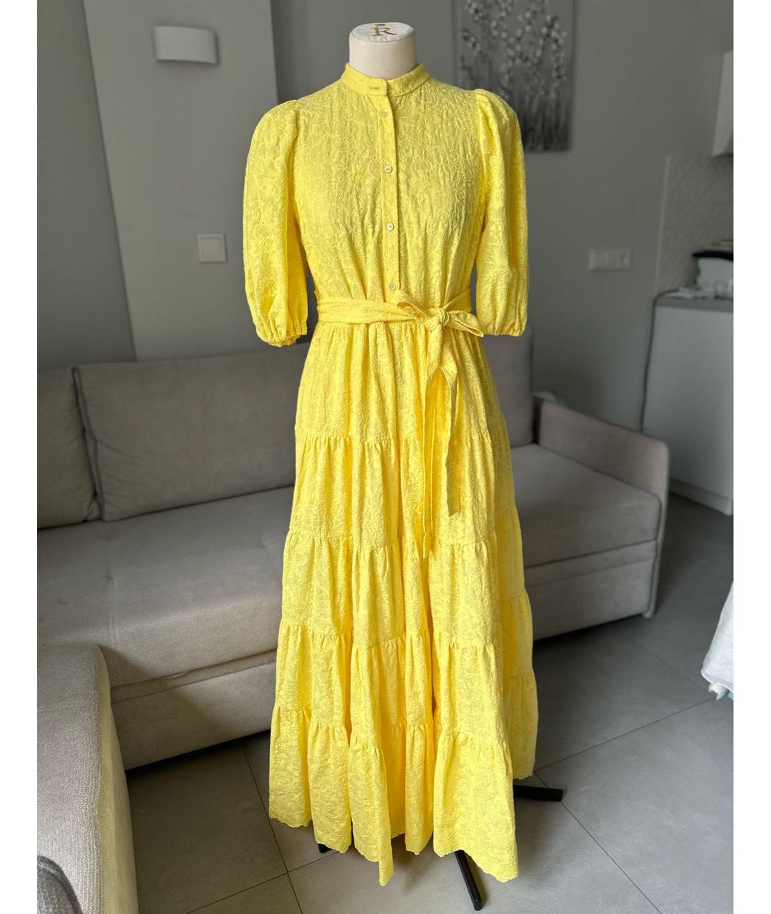 EDEM Желтое повседневное платье, фото 8