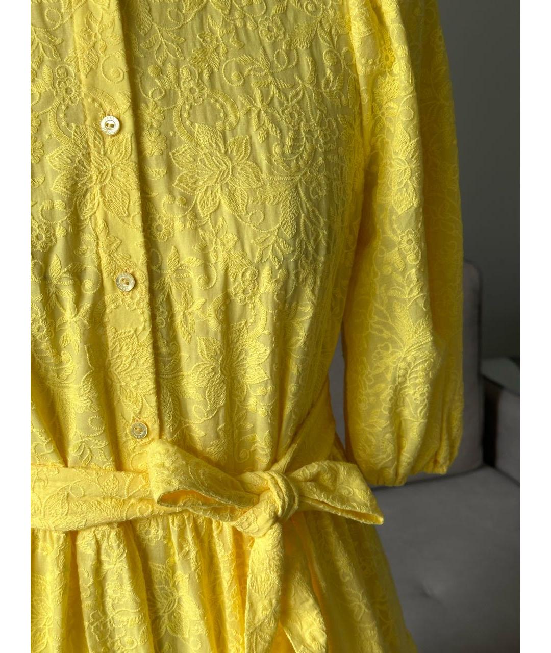 EDEM Желтое повседневное платье, фото 7