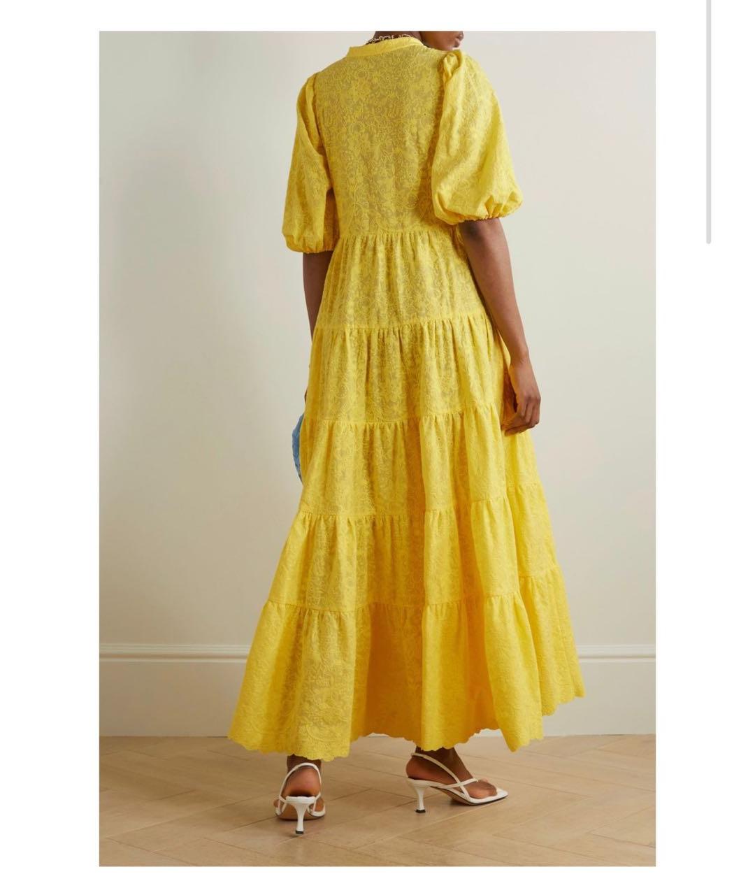 EDEM Желтое повседневное платье, фото 2