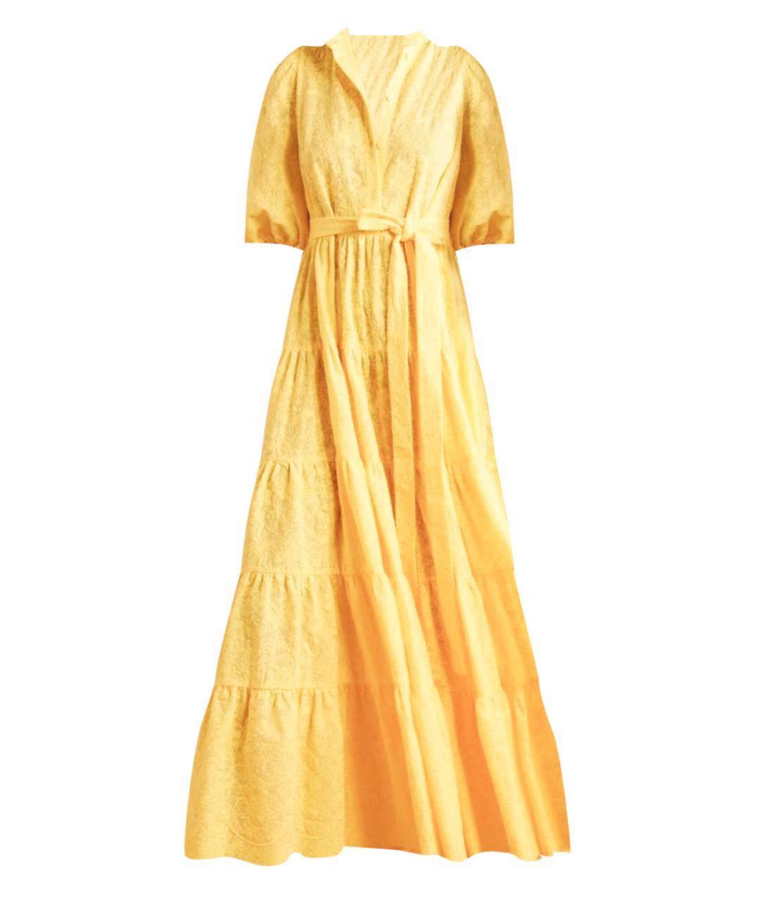 EDEM Желтое повседневное платье, фото 1