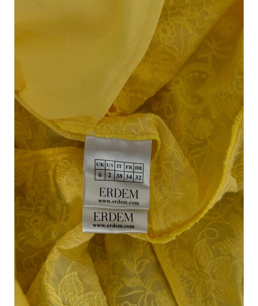 EDEM Желтое повседневное платье, фото 4