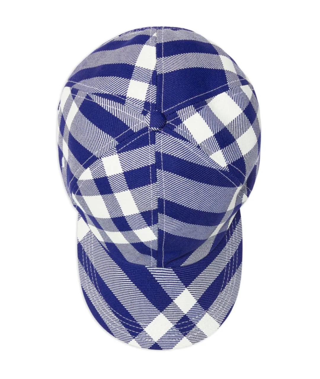 BURBERRY Синяя кепка, фото 3