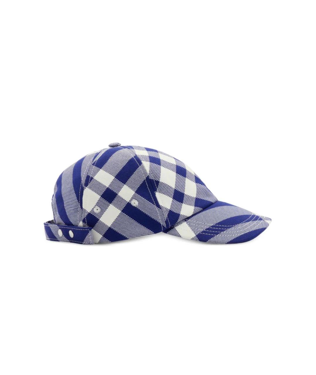 BURBERRY Синяя кепка, фото 2