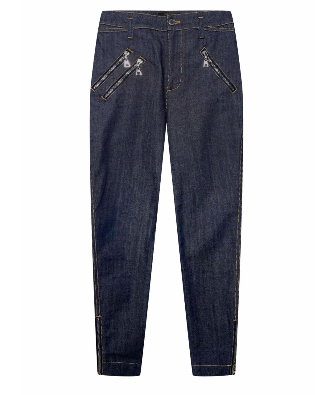 LOUIS VUITTON PRE-OWNED Синие хлопковые прямые джинсы, фото 1