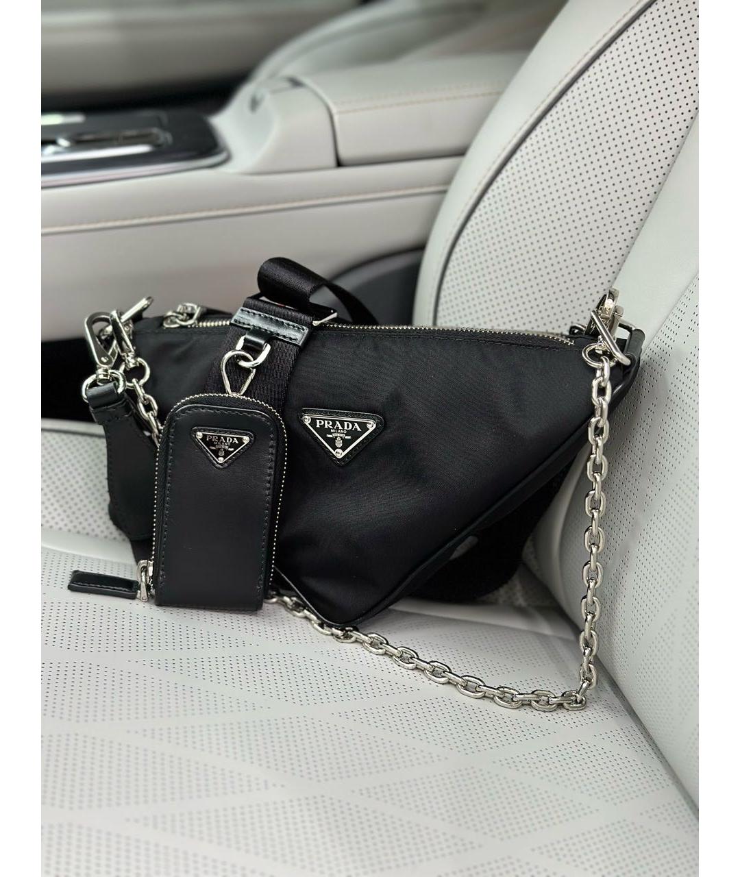 PRADA Черная сумка через плечо, фото 8