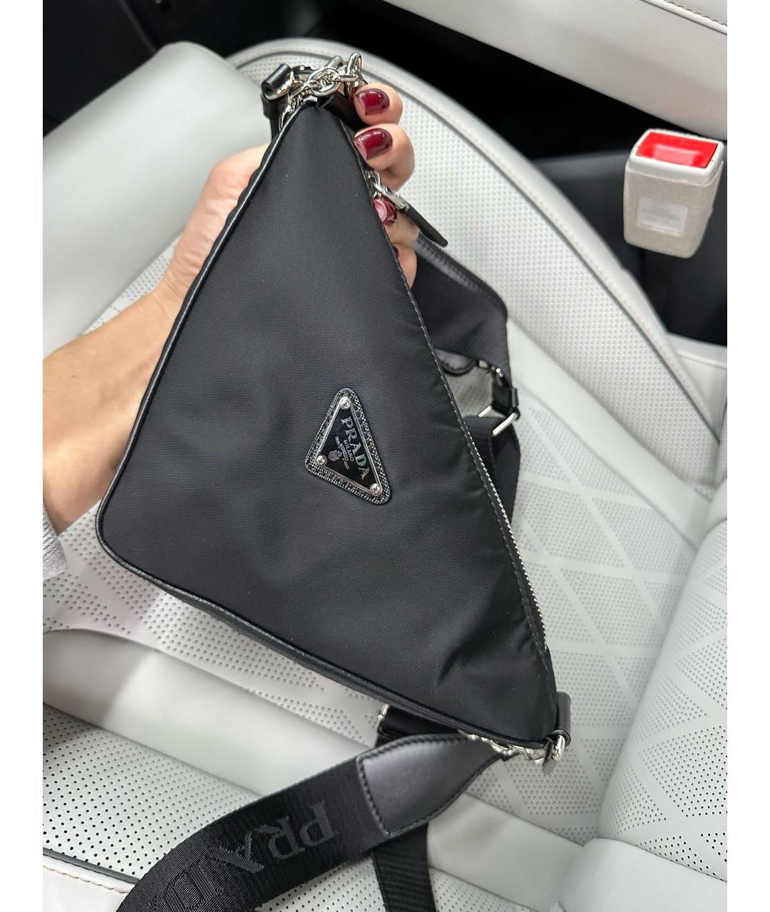 PRADA Черная сумка через плечо, фото 3