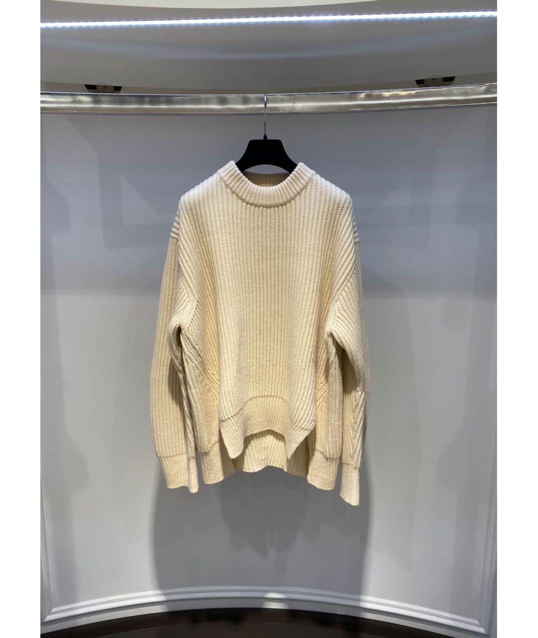 JIL SANDER Бежевый джемпер / свитер, фото 2
